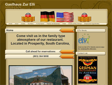 Tablet Screenshot of gasthauszurelli.com